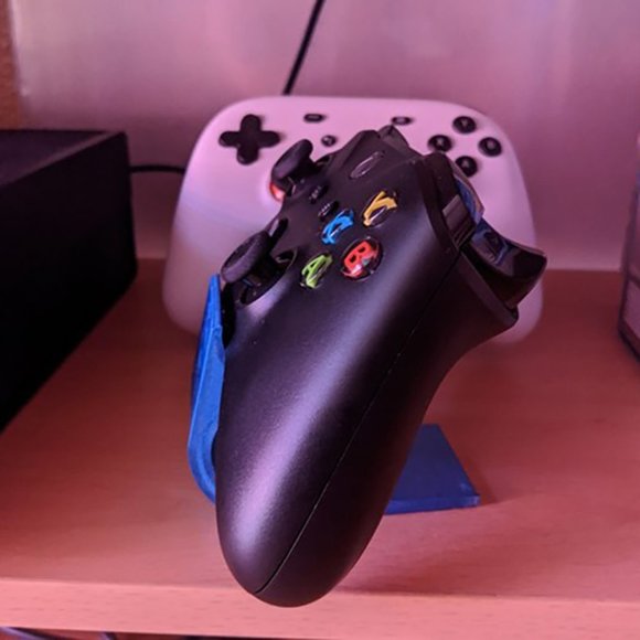 Microsoft Xbox One Controller Stand Organizer Display Case with Xbox Logo Desk O - Picture 3 of 4